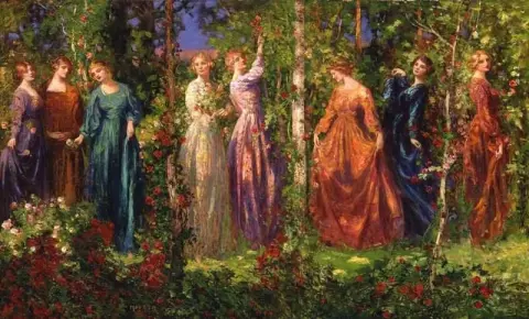 Gather Ye Rosebuds While Ye May Ca. 1904
