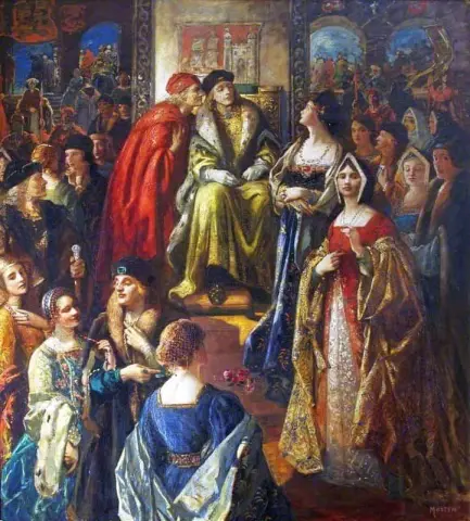 King Henry VII Fining The Citizens Of Bristol Because Their Wives Were So Finely Dressed 1490 Ca. 1919-20