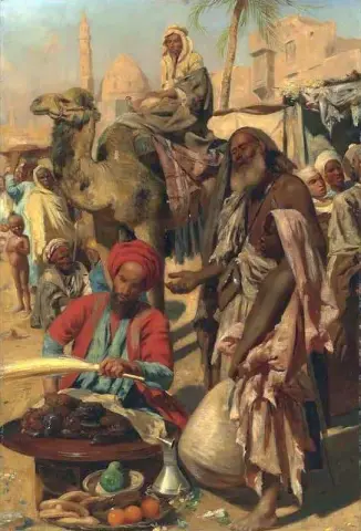 1878년 카이로의 시장