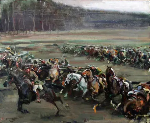 花露 S 中队冲锋 1918