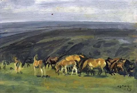 埃克斯穆尔小马，约 1940 年