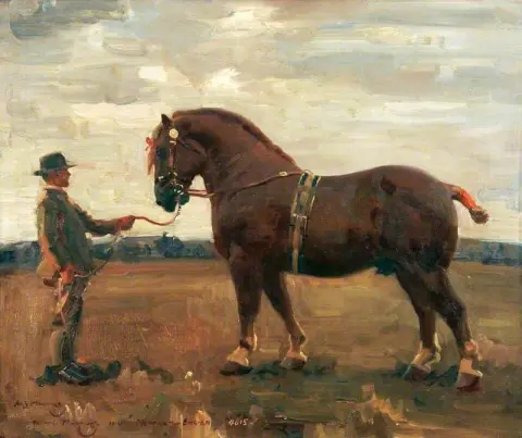 멘담 소위 서퍽 종마 1914