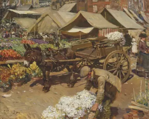 노리치 꽃시장 1909