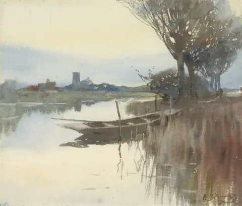 On The Waveney Near Mendham Norfolk