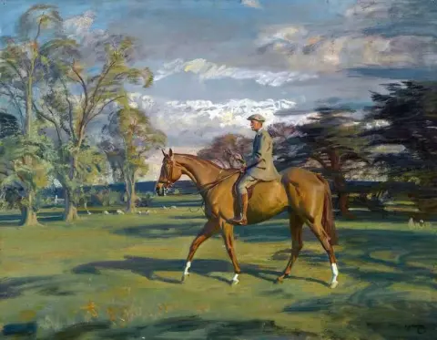 Bill S Simondale 2세의 1930년대 후반 William Waldorf 2대 자작 Astor의 초상화