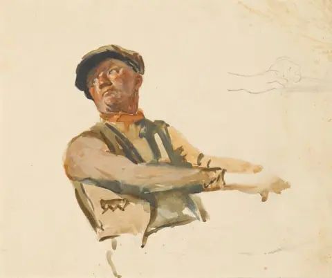 新郎素描，约 1937 年