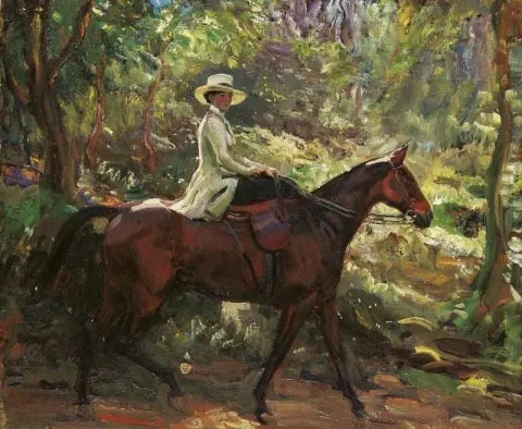 早晨骑行，约 1912 年