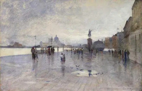 Chuva Riva Degli Schiavoni Veneza 1872