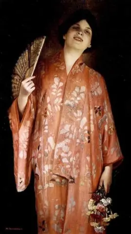 Vaaleanpunainen kimono