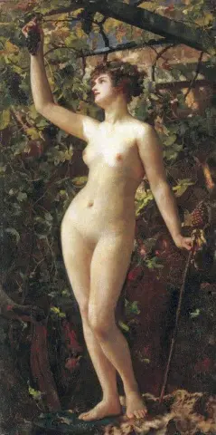 A Bacchante 1885