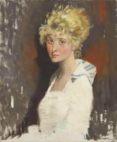 艺术家 S 模特 Yvonne 1917