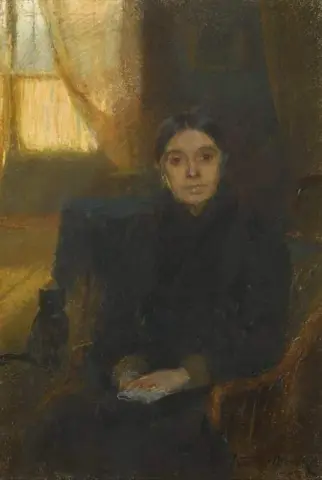 Portrait Of Annie Jane Osborne The Artist's Mother 1892