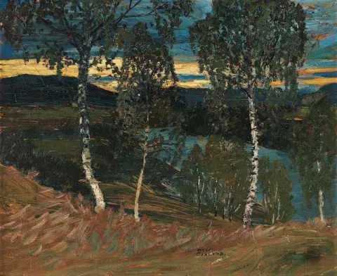 Autumn Evening Angerman River