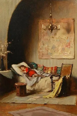 Ragazza addormentata
