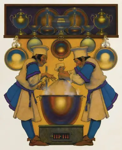 1930 年之前的两个厨师和一份羊杂碎