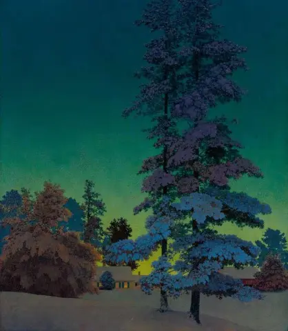 冬夜风景