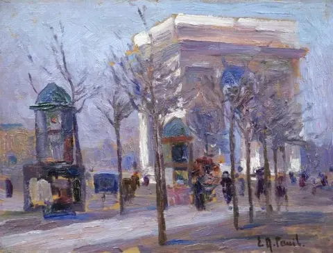 凯旋门，约 1920 年
