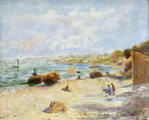 海滩场景 1901