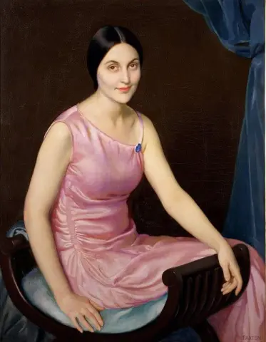 Elsa in de roze jurk