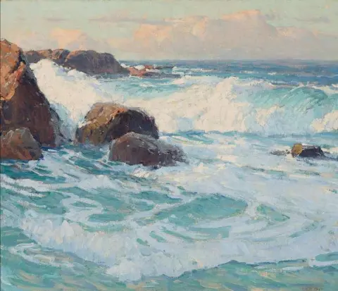 拉古纳海景，约 1911 年