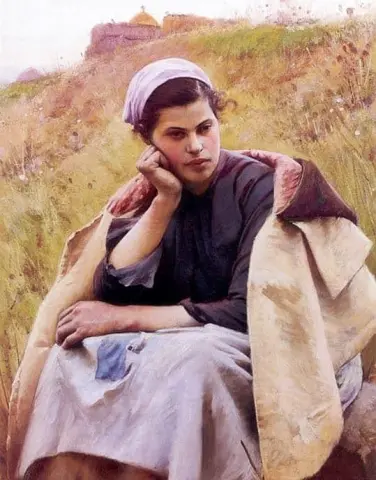 Ragazza Nei Campi