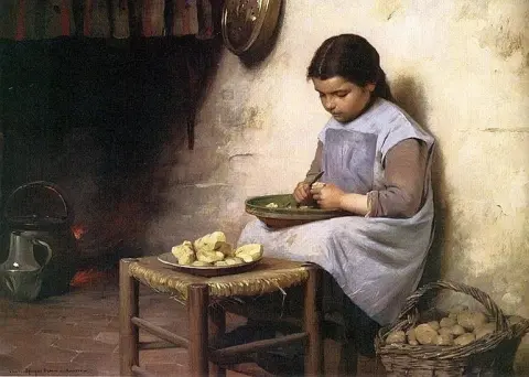 Pelare le patate 1885