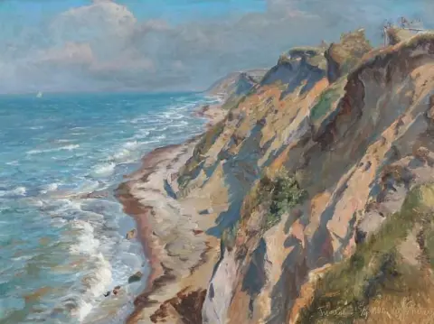 Kustlandschap van Tisvilde 1900
