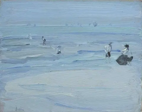 巴黎海滩，约 1907 年