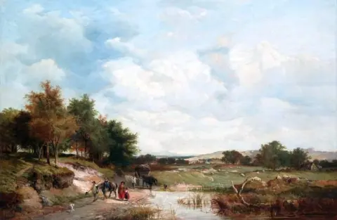 Uno stagno vicino a Byfleet Surrey 1846