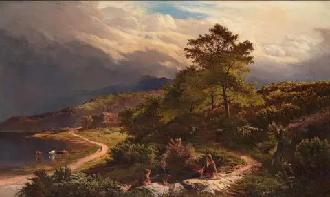 Un riposo lungo la strada 1864