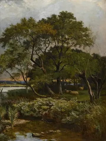 Rive del fiume Stour 1882
