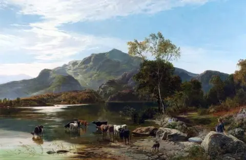 Abbeveraggio del bestiame 1860