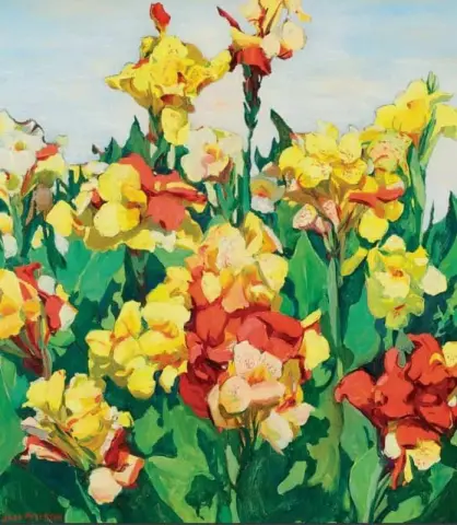 Dieciocho cannas amarillas 1930