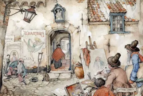 An Artist At Work