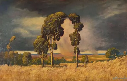 Sommerregn i Bushveld 1918
