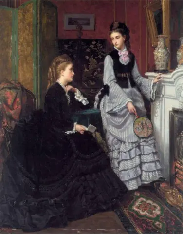 火のそばでのひととき 1890