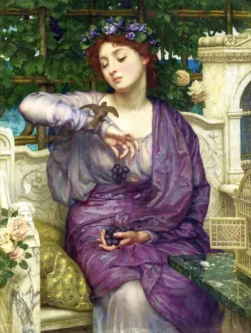 Lesbia ja hänen varpunen 1907