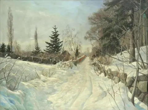 雪下的林间小路 1949