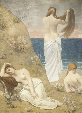 Giovani Ragazze In Riva Al Mare