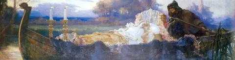 Мертвый бычок D от немого поднялся вверх вместе с наводнением... 1904