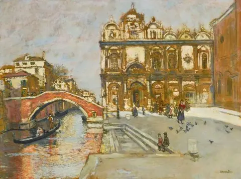 Campo San Giovanni E Paolo Venetië ca. 1924
