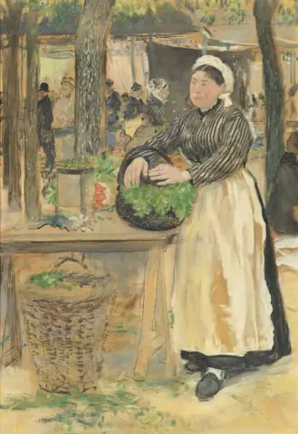 De kok op de markt