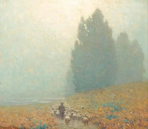Shepherd On A Path