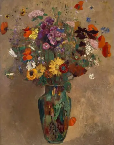 Groot boeket veldbloemen, ca. 1900-1905