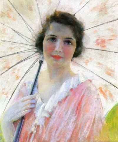 Senhora com guarda-sol 1921