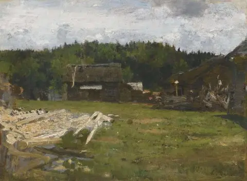 乌克兰楚格耶夫附近的森林砍伐，1894 年