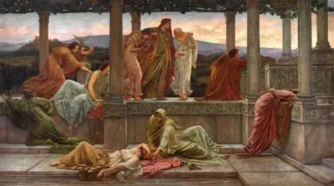 «Се, жених идет, или десять дев», ок. 1881 г.