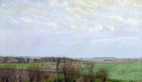 로스킬레 피오르드(Roskilde Fjord)의 이른 봄 풍경 1903