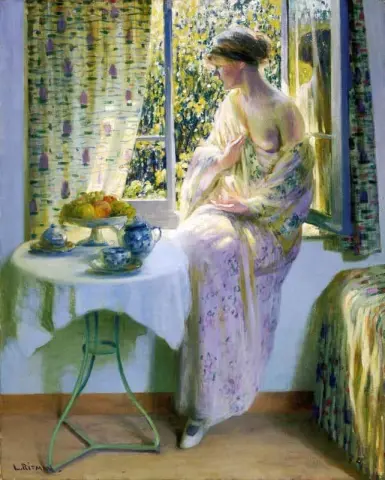 이른 아침 햇살, 1913년경