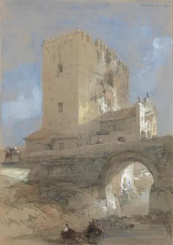 Moorse toren op de brug van Cordoba